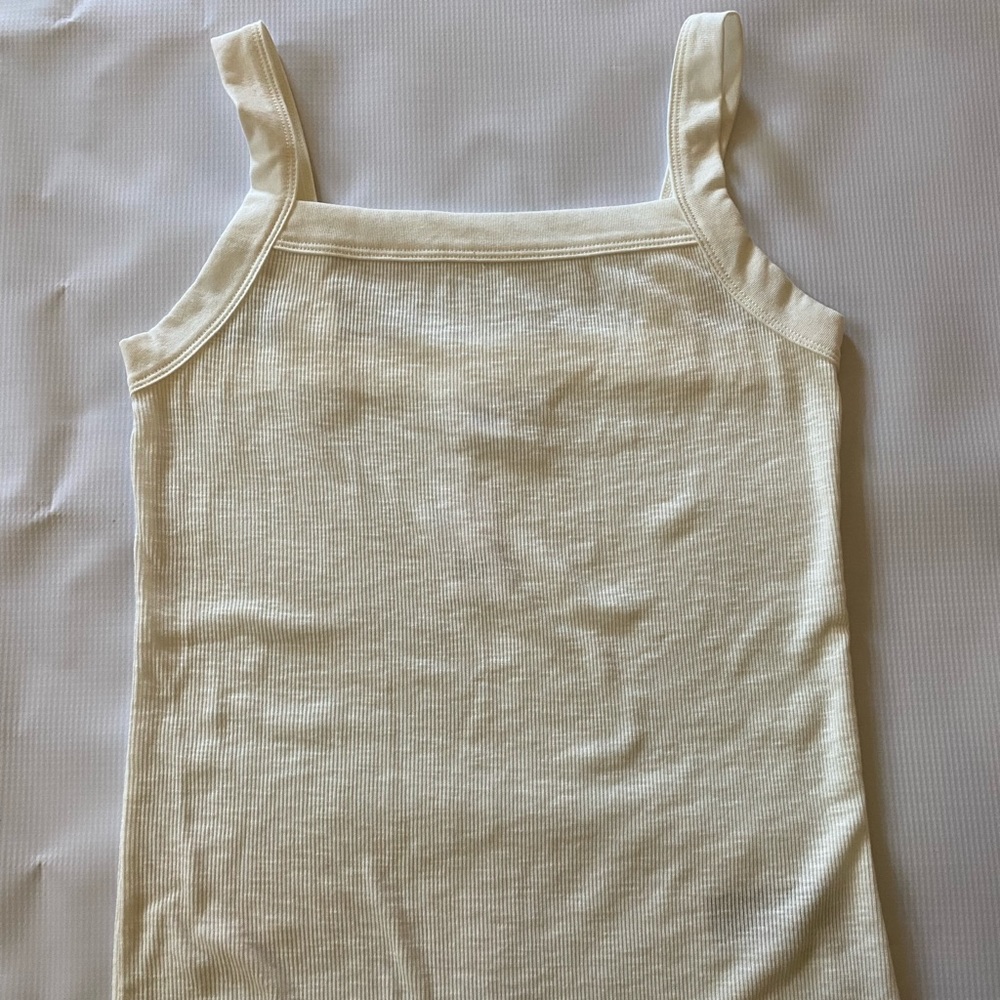 GAP White/Off white Tank Top
